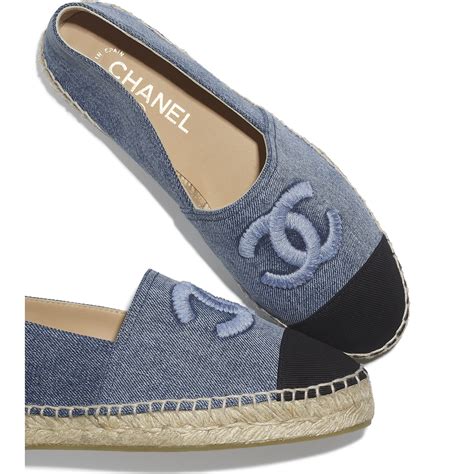 espadrille homme chanel|chanel espadrilles denim.